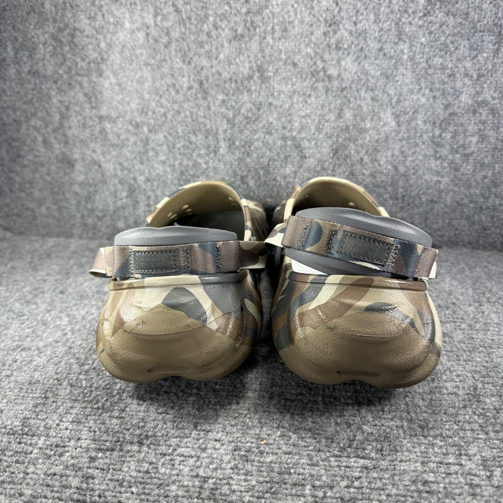Crocs Echo Redux Clogs Mens 13 Gray Brown Camo - Picture 4 of 10